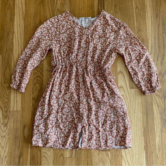 Zara Other - Zara Girls Floral Long Sleeve Dress Size 9 EUC